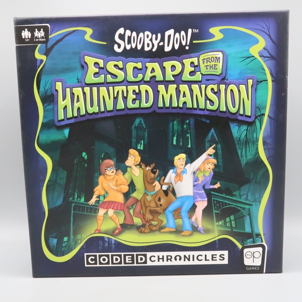 Scooby-Doo Escape From Haunted Mansion Board Game by Coded Chronicles complete
